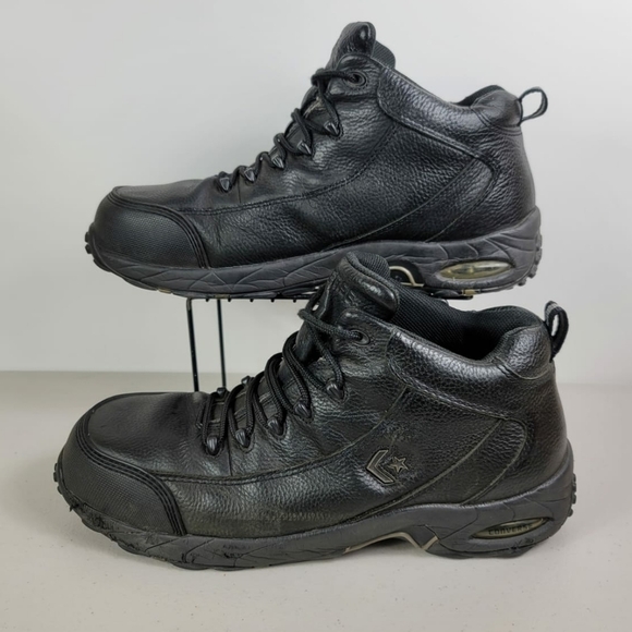 Converse Shoes: Sz 11M Waterproof Safety Toe Men's Hiking Shoes C4555 Black. - Picture 1 of 8